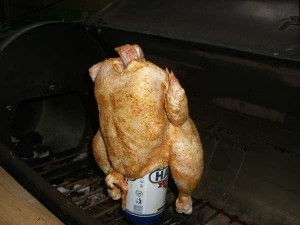 Beer-Can-Chicken (Hähnchen auf Bierdose)