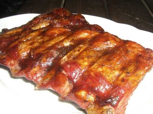 Spare-Ribs mit Weber Grill-Sauce Good Old BBQ