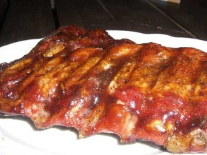 Spare-Ribs mit Weber Grill-Sauce Good Old BBQ