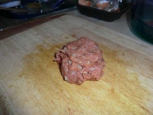 Hamburger (Patty) Fleischmasse